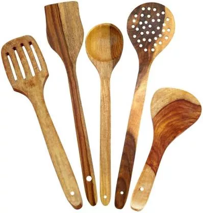 Wooden Spoon Set of 5 Spatula SPOON-001