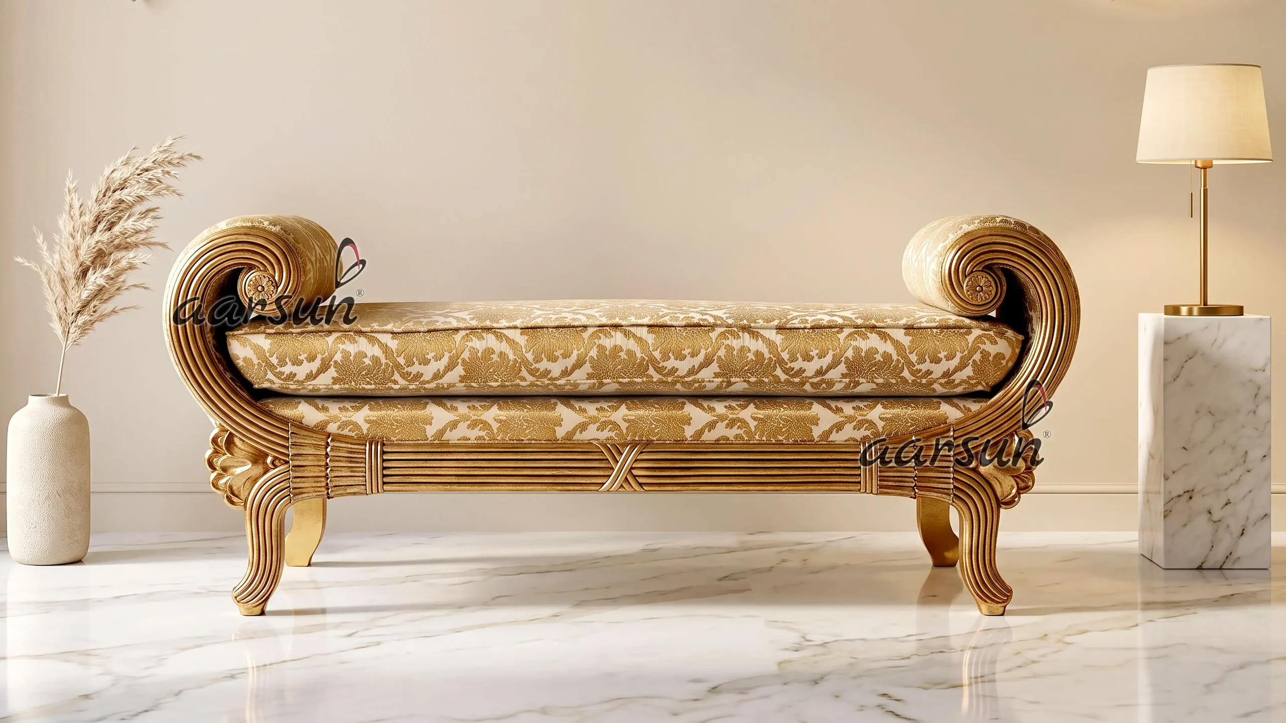 Handcrafted Bedroom Bench SETT-0006