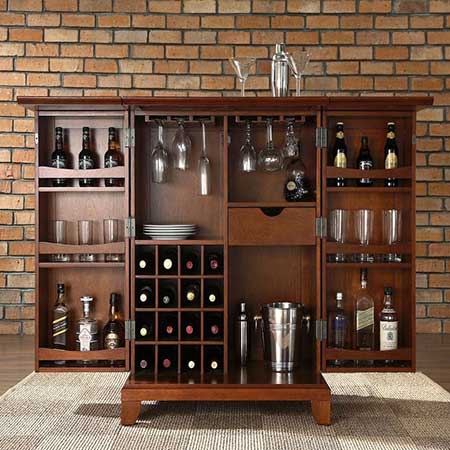 Wooden Bar Cabinet