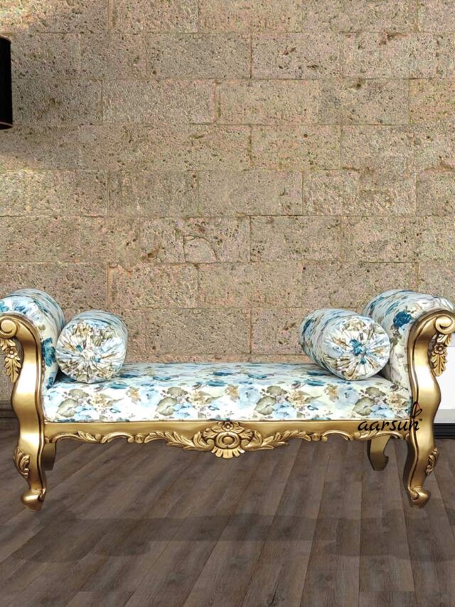 UH-YT-72 Wooden Bed Settee Bench Aarsun