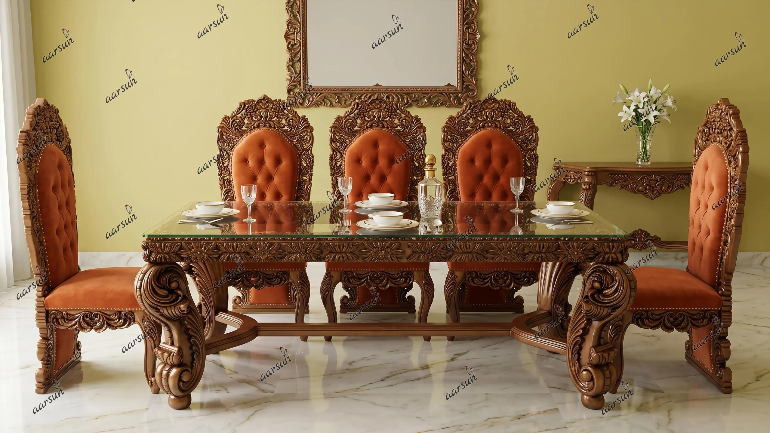 Image for Victorian Style Dining Set 10 Seater UH-YT-114