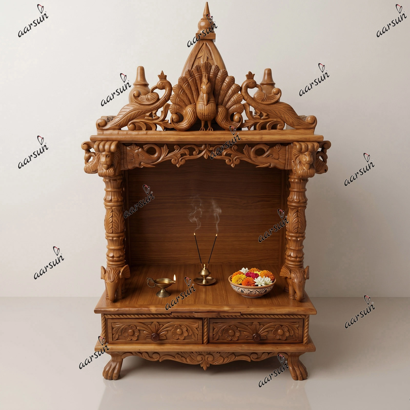 Exquisite Wooden Temple UH-YT-121