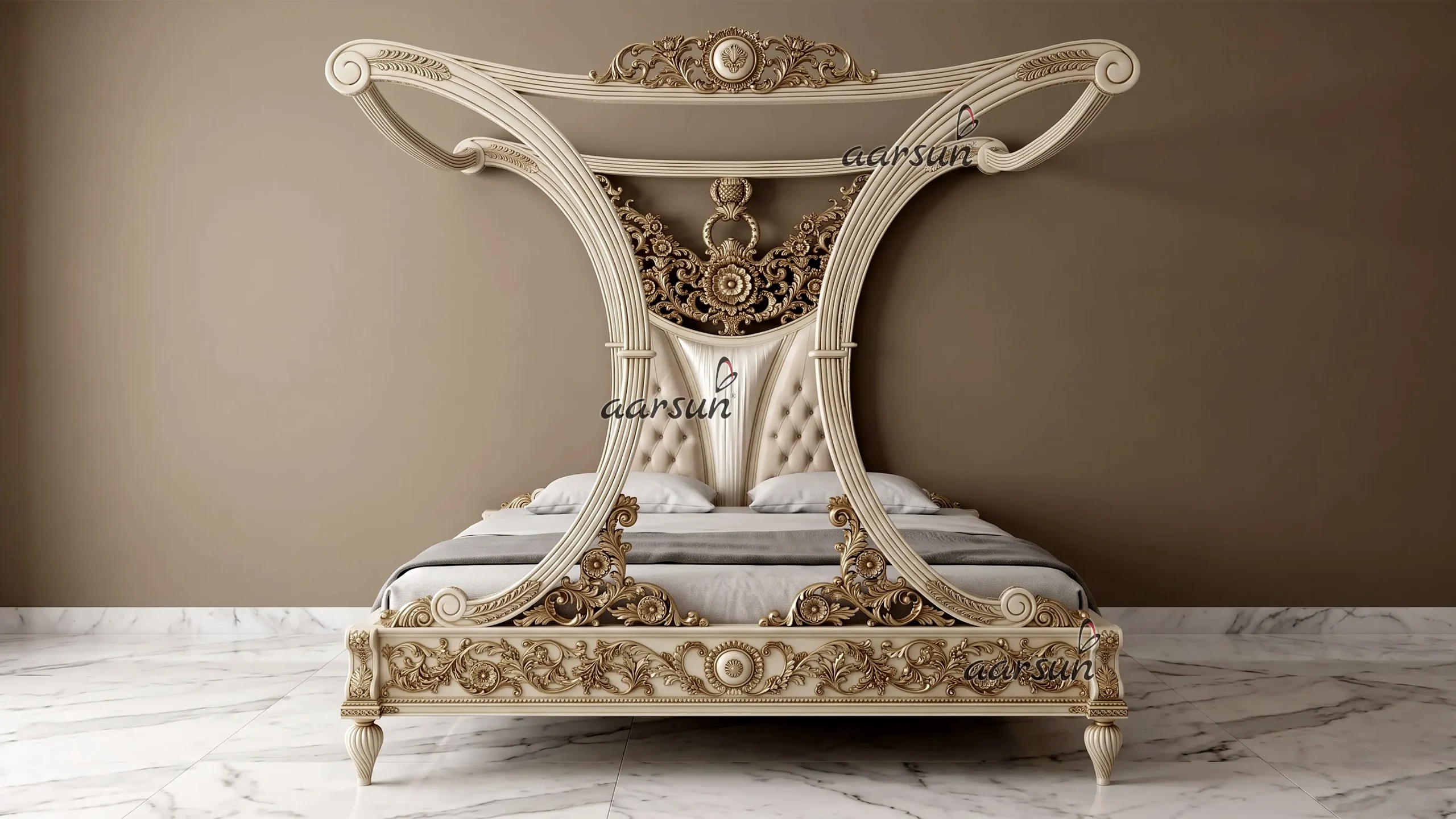 Designer Canopy Bed BED-0054