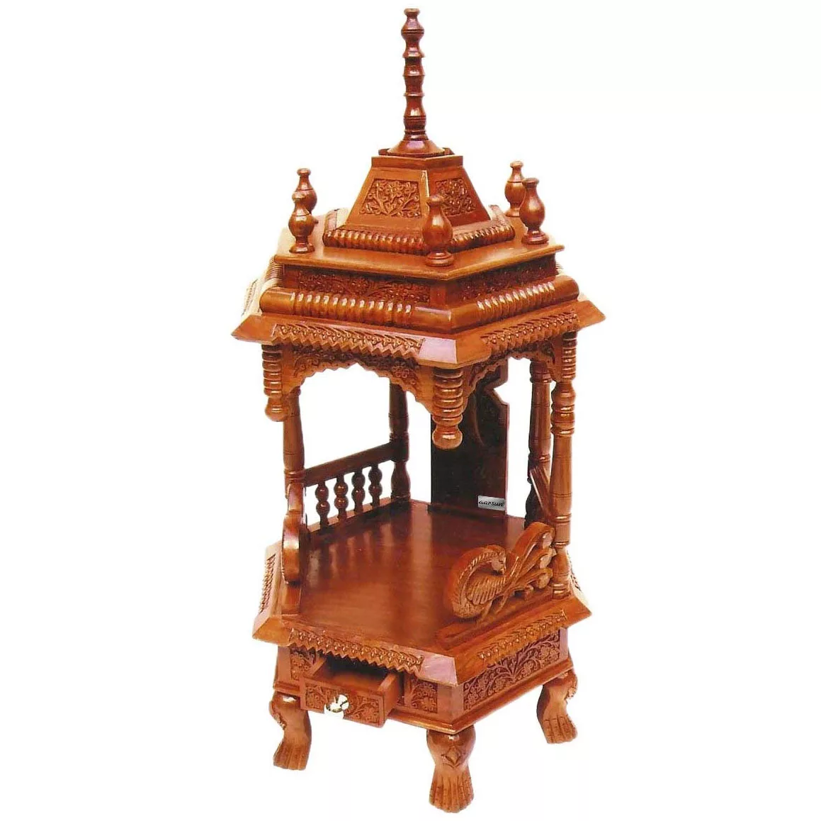 Handcrafted Sheesham Temple Uh Mndr 0079 design