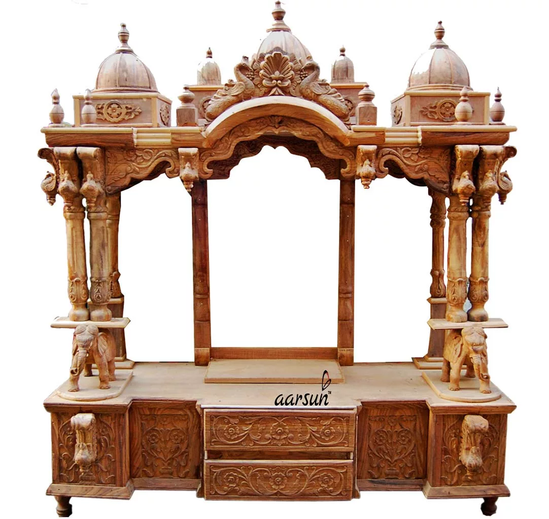 UH-MNDR-0157 Wooden open temple