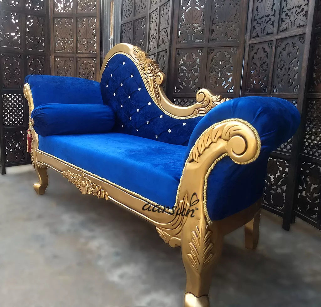 Salloni Royal Handcrafted Chaise Lounge – polak premium UH-DWN-0046-B