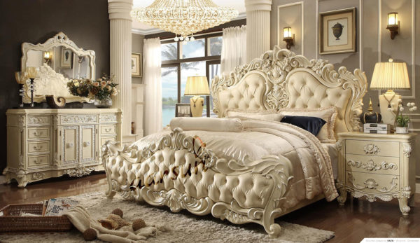 Best Traditional Bedroom Set Wooden Furniture ROYAL-0019