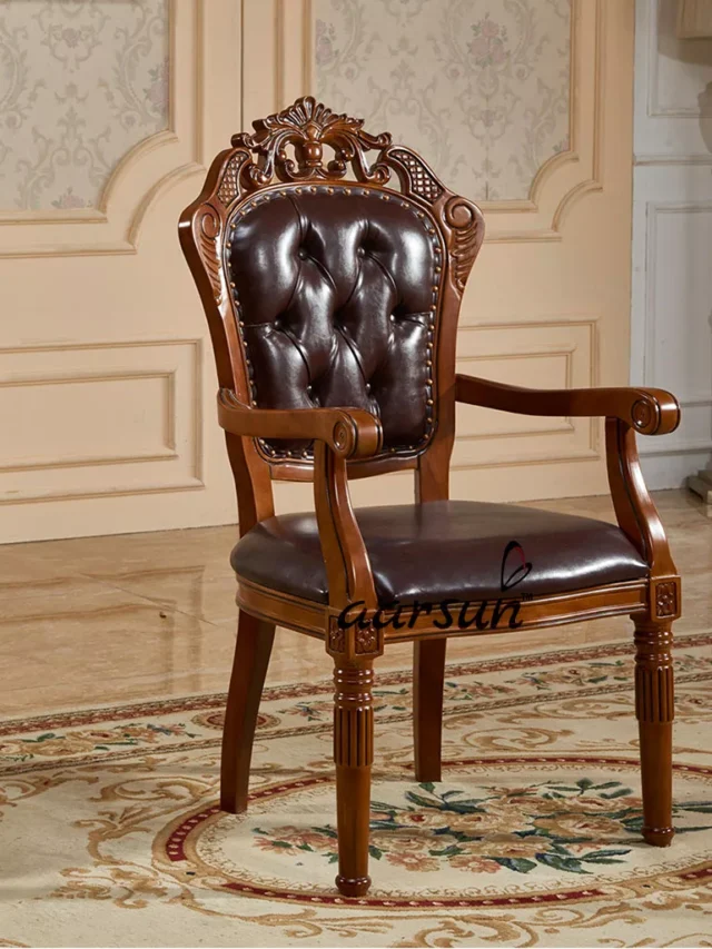 Luxury Carved Dining Chair