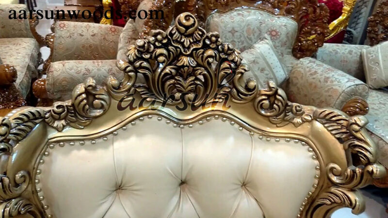 Fully Carved Wooden Royal Sofa Set YT-104