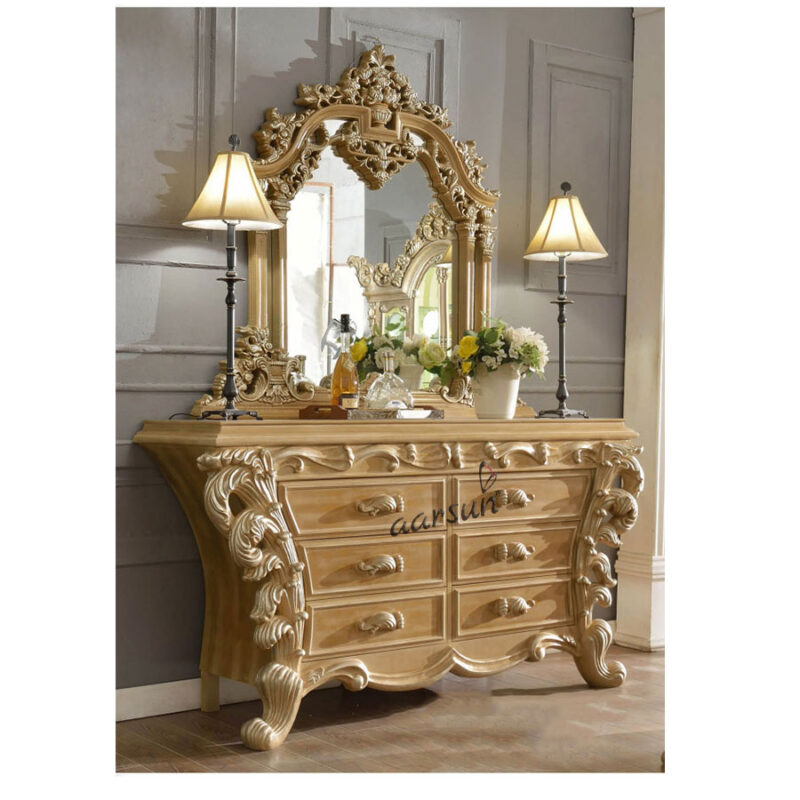 Wooden Best Quality Dressing Table In Teak Wood DRSR0012