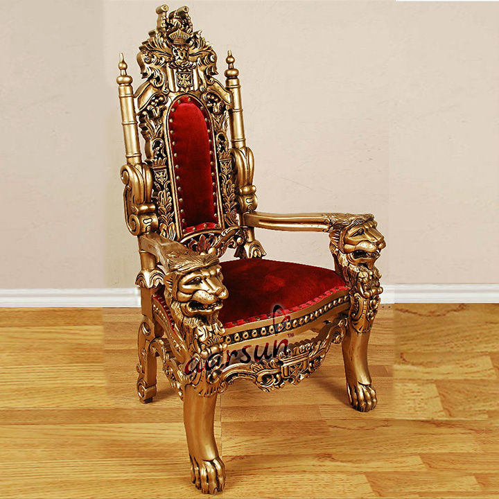 Medieval King Throne Chair