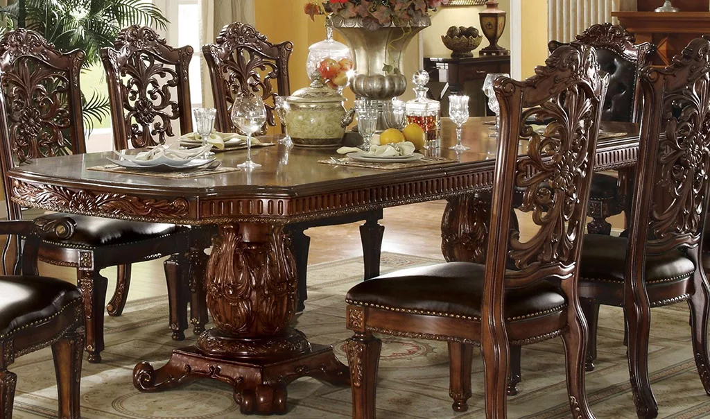 Aarsun Luxury Wooden Dining Set - UH-DNG-0036-A