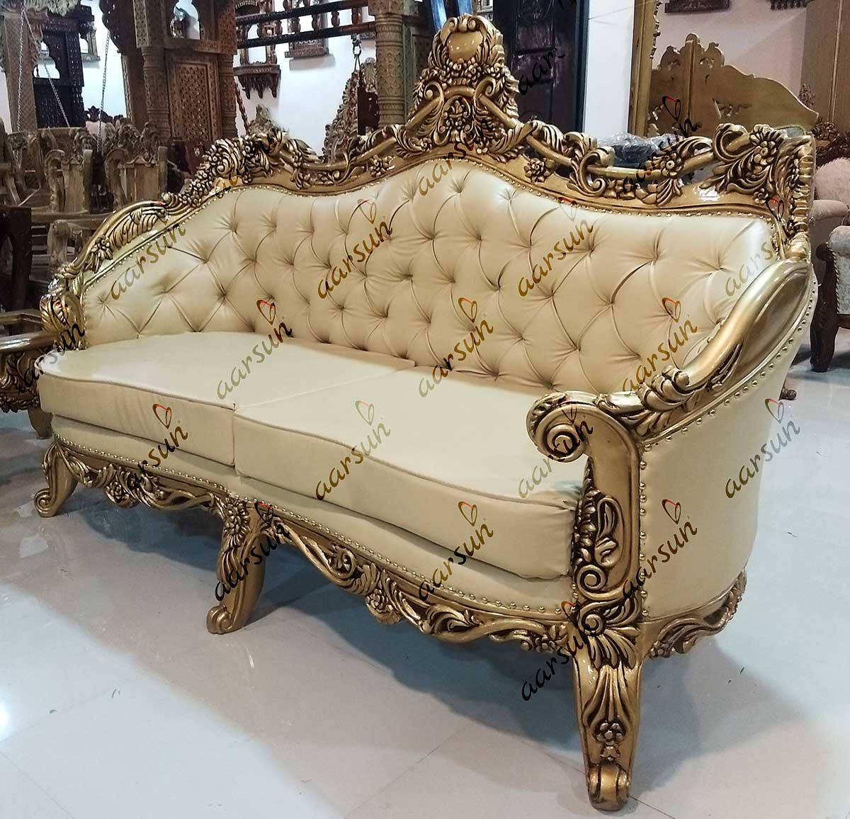 22+ Royal Wooden Sofa