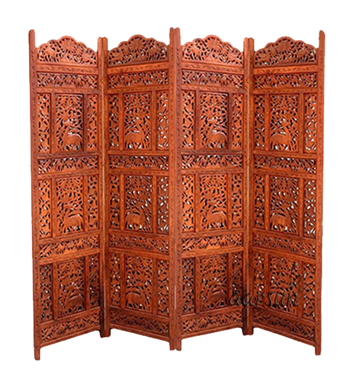 Traditional Wooden Room Divider Aarsun UH-PART-0049