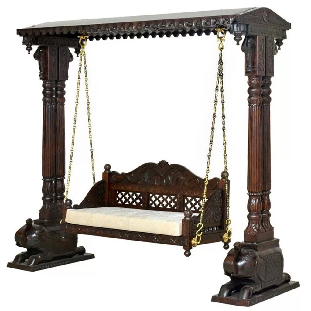 Traditional Wooden Swing-Jhoola for Indoor UH-SWG-0039-B