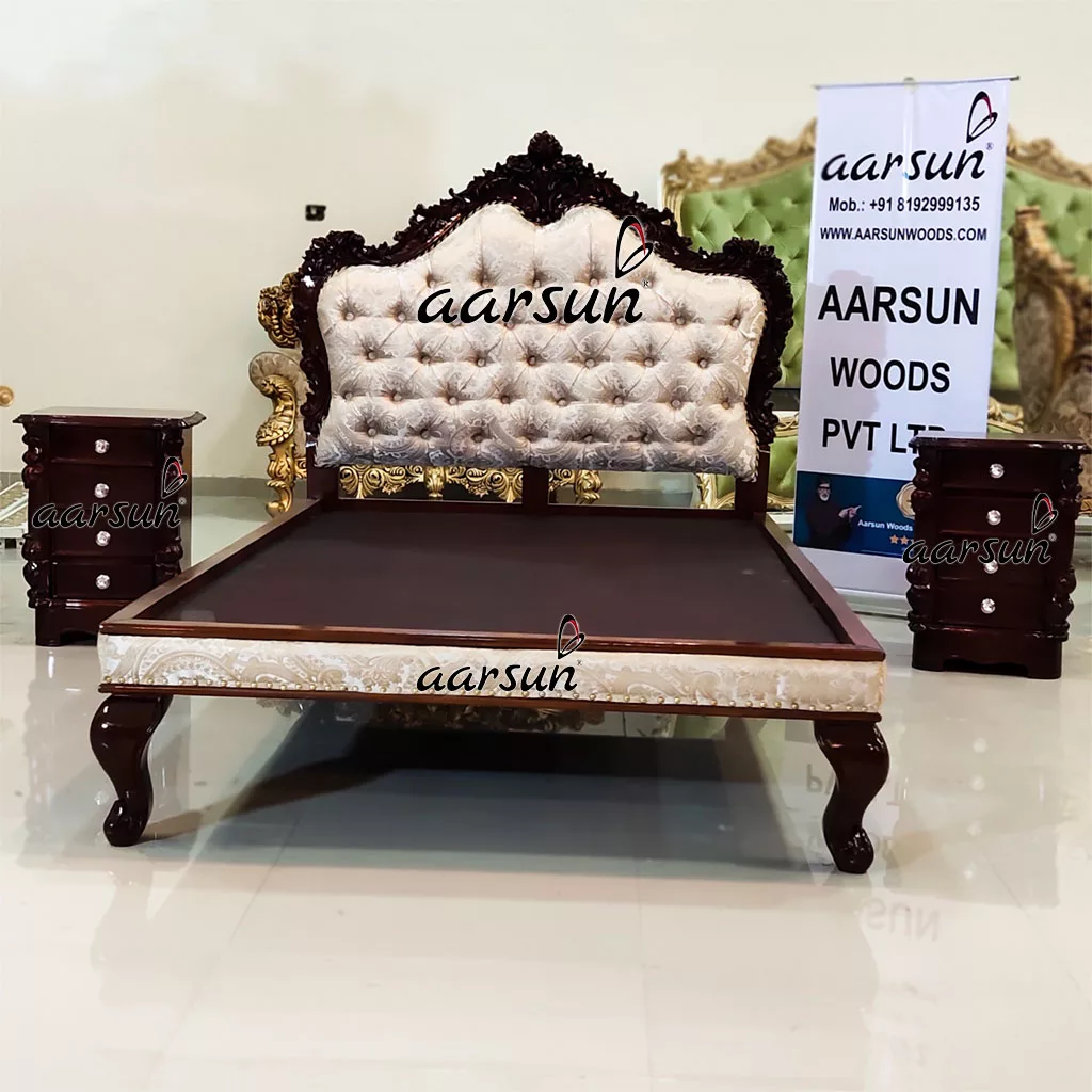 Handcrafted Wooden Bed Diwan for Home YT-284