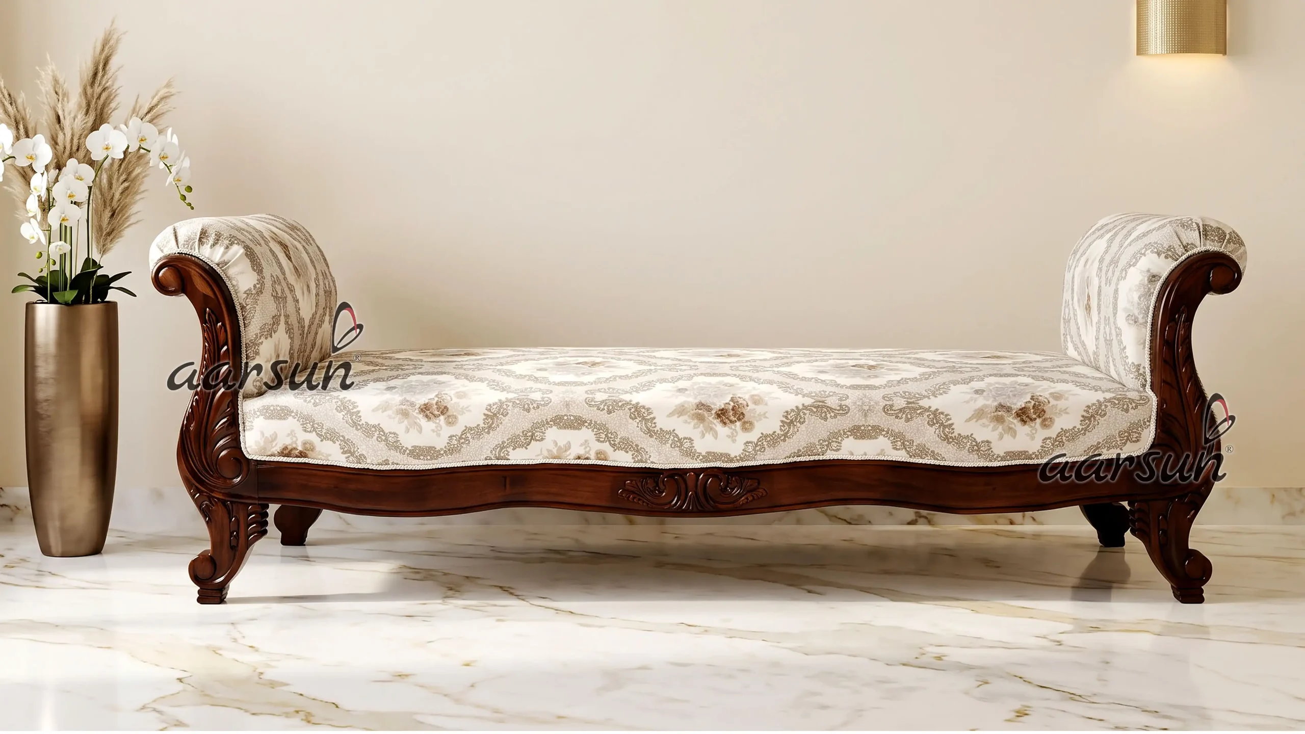 Designer Wooden Settee SETT-0021