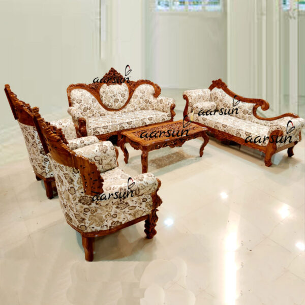 Wood Carved Sofa Sets (सोफा सेट) - Buy Online - Aarsun