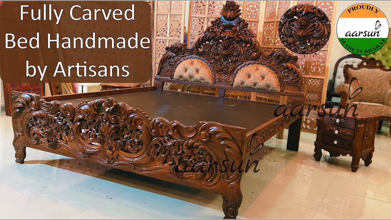 Aarsun Furniture Week 8 - Fully Carved Colonial Bed YT-320