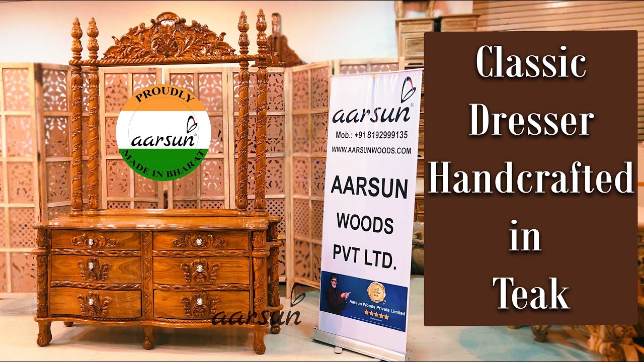 Customized Furniture Week - 14 - Classic Dresser Handcrafted in Teak YT-366