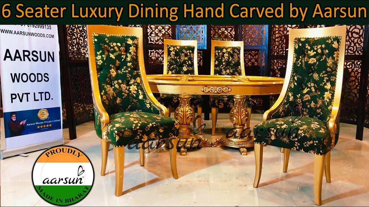 Personalized Furniture Week 10 - Luxury 6 Seater Dining Set by Aarsun