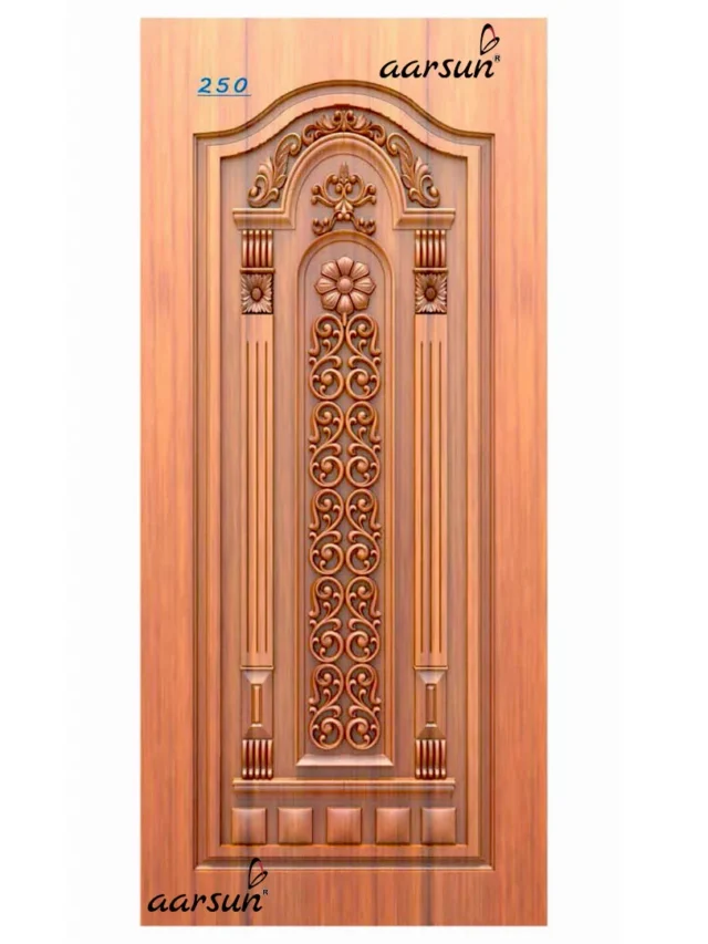Image for Handcrafted Teak Wood Door - 250