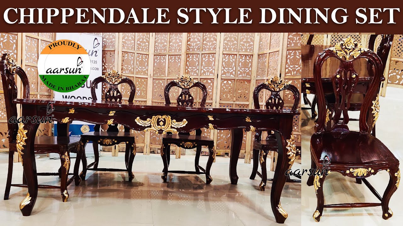 Image of Luxurious Furniture Week 20 - Chippendale Style Dining Set YT-419
