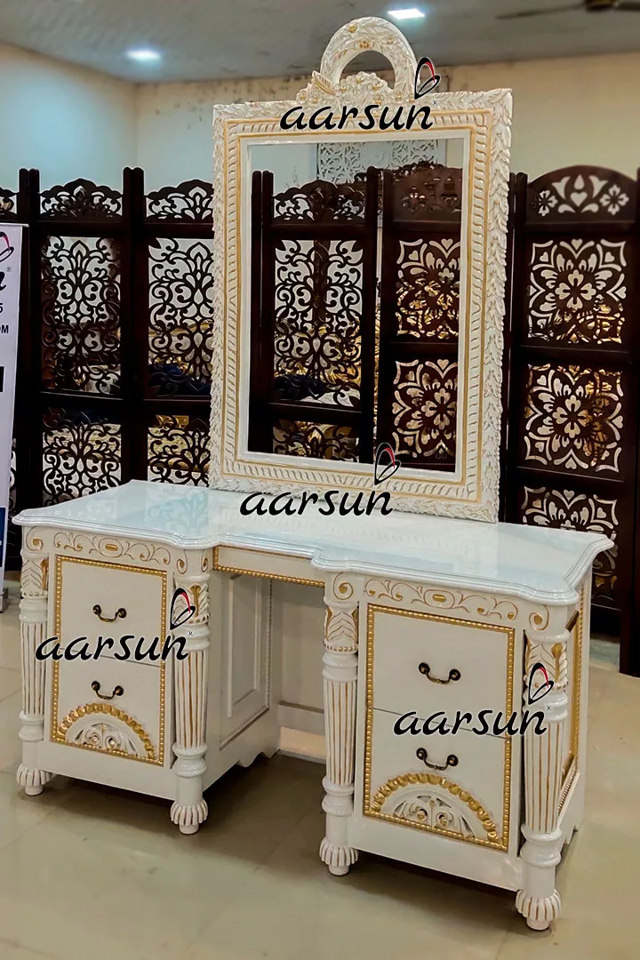 Sheesham Wood Dressing Table – Mini – WoodVestal