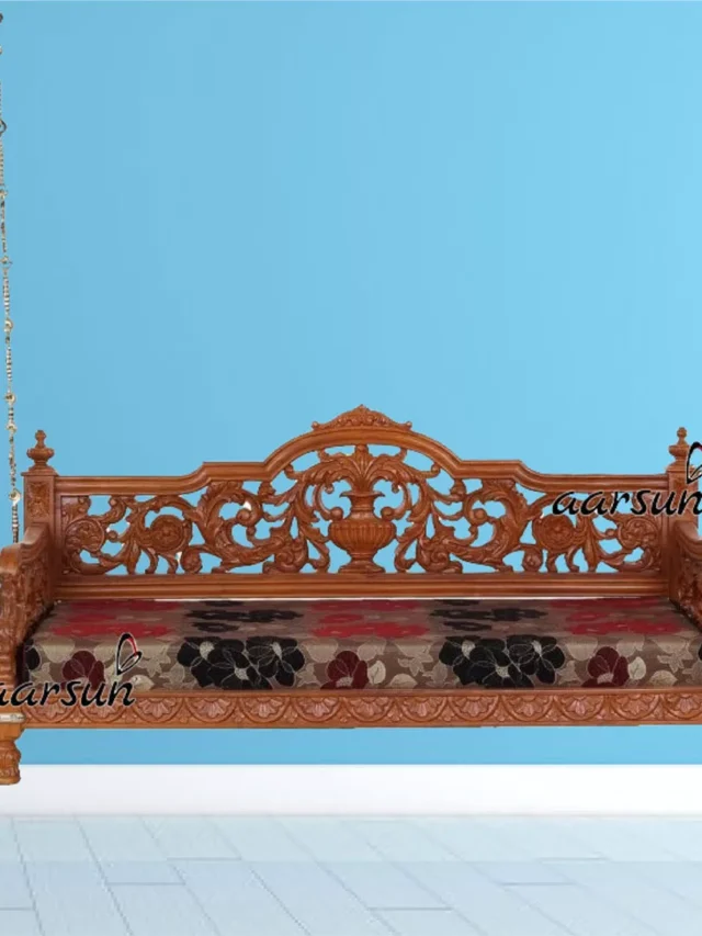 Wooden Indoor Hanging Jhula