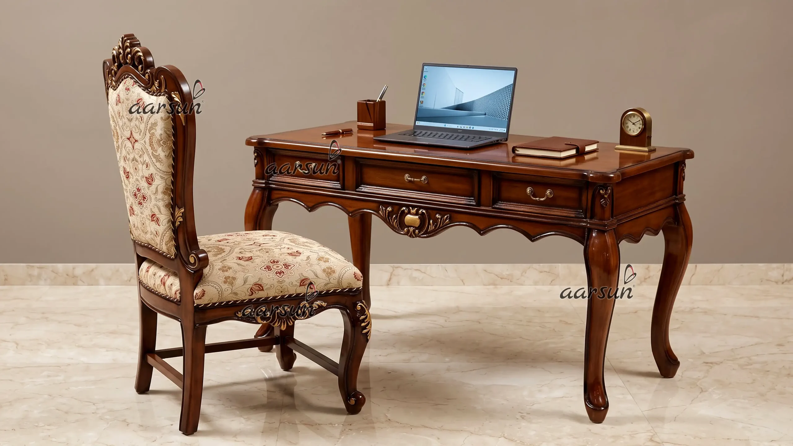 Triple Shade Office Table & Chair YT-487