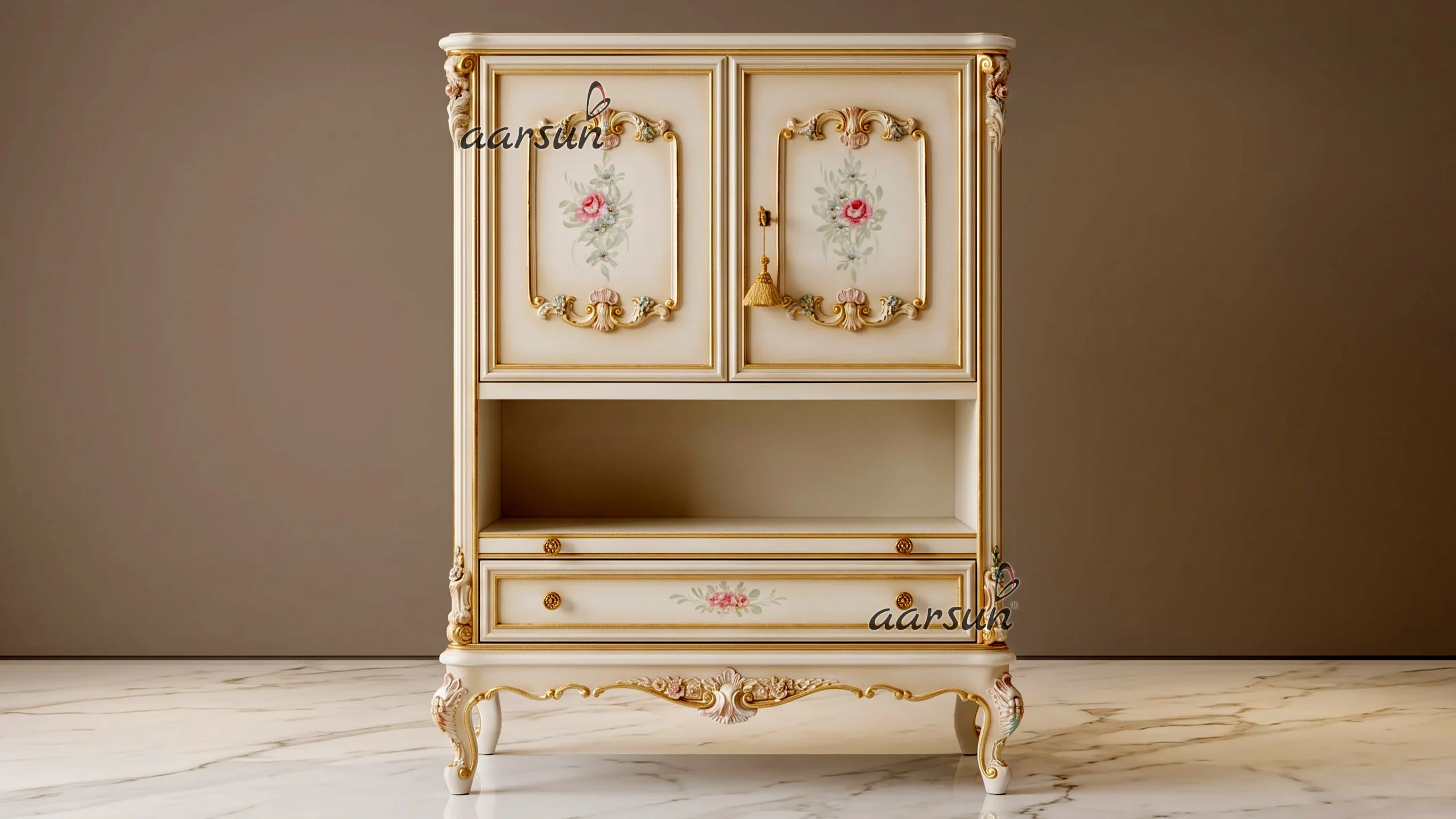 Handcrafted Wood Side Cabinet UH-SCB-0030