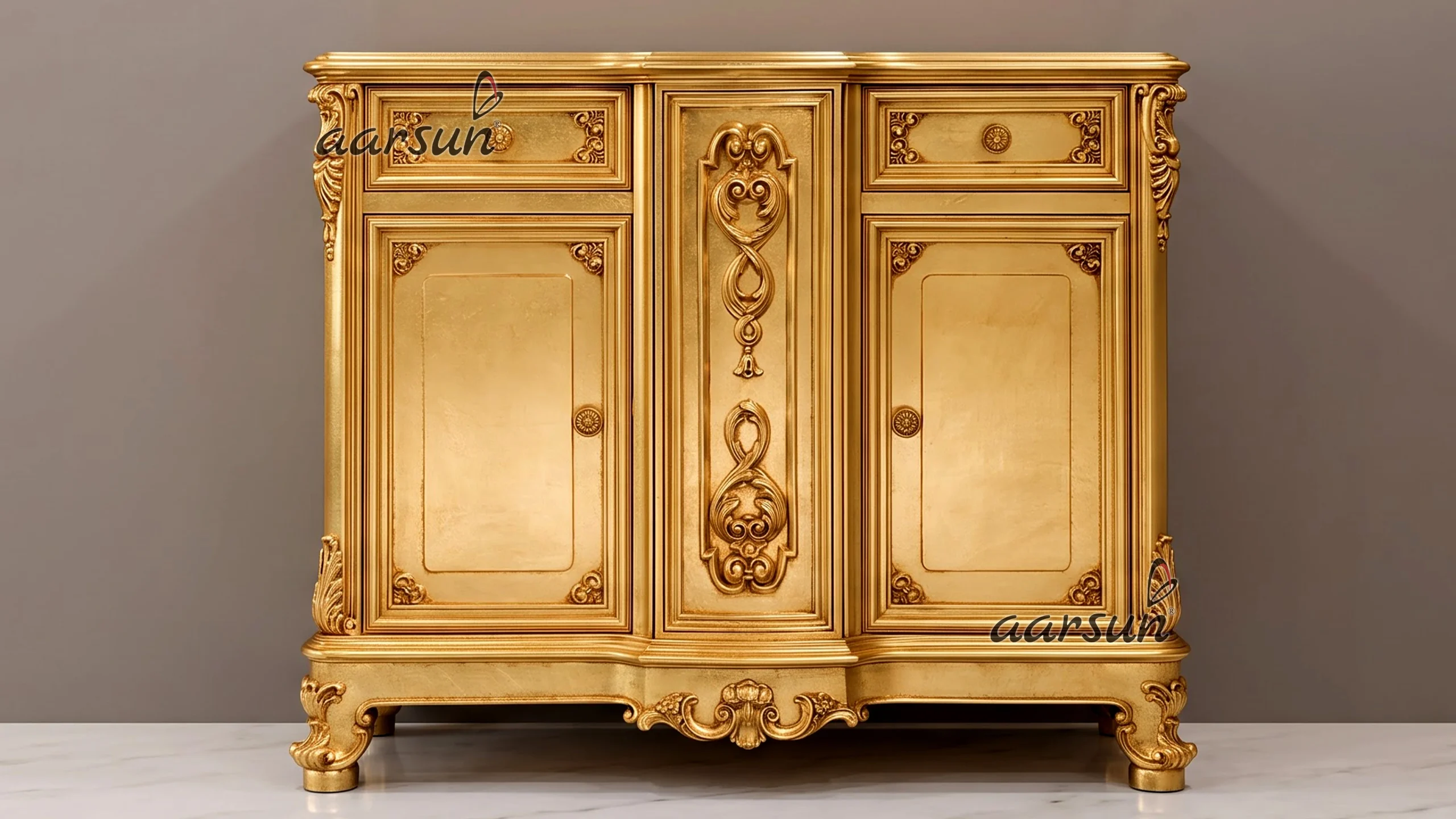 Aarsun Handmade Side Storage Cabinet