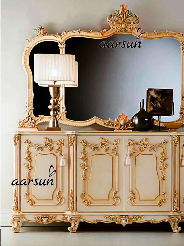 Royal Vanity Table with Storage