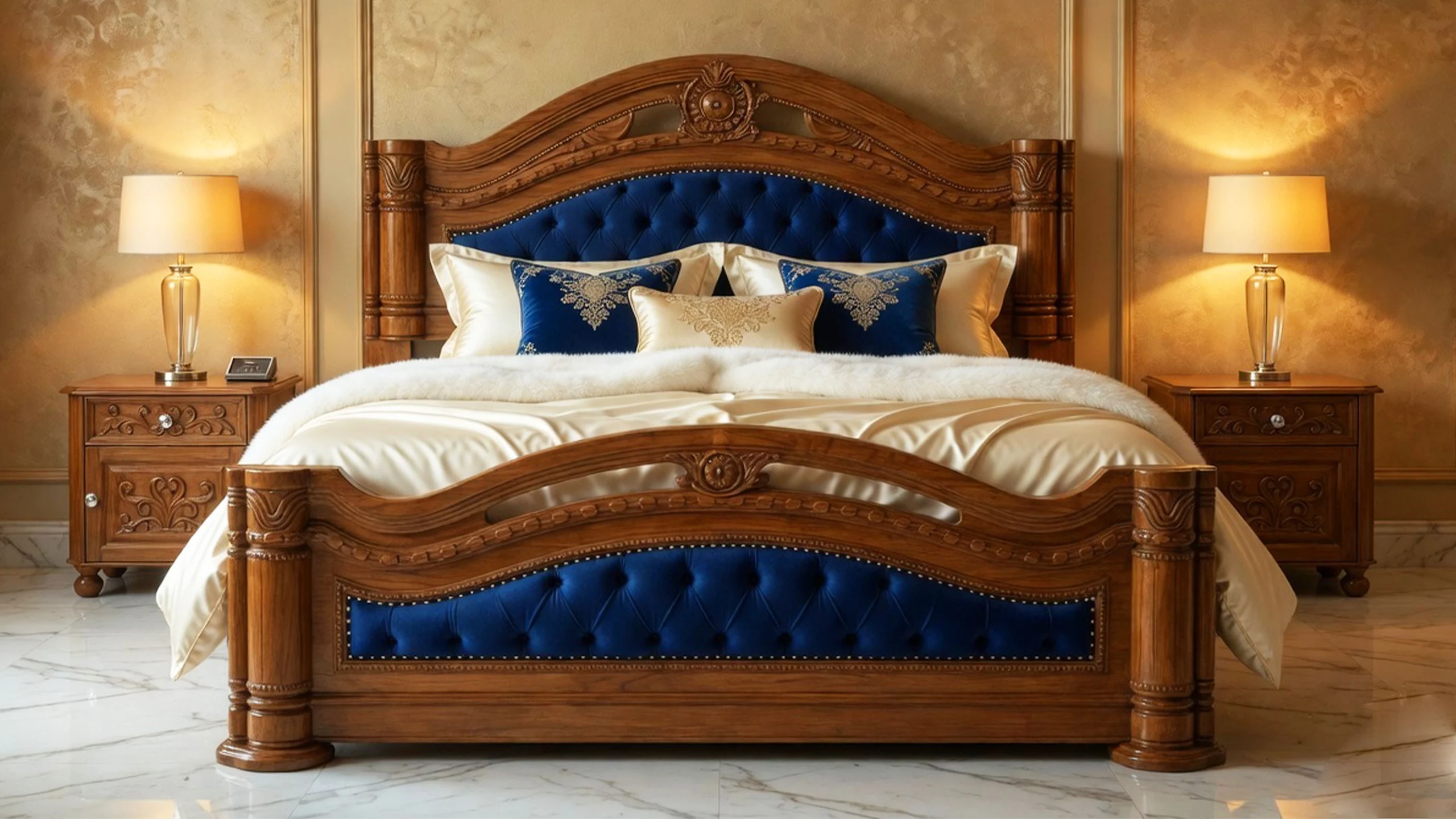 modern designs wood bed top quality best price