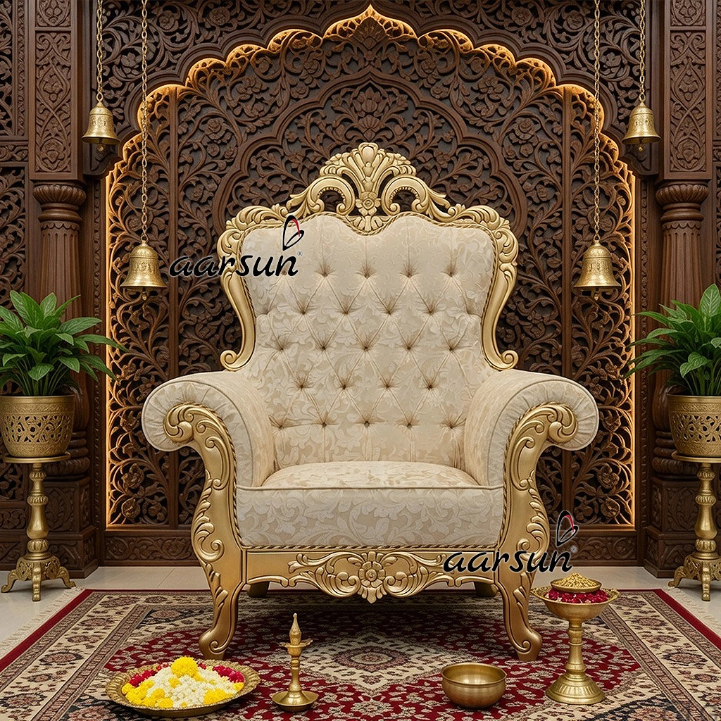 Wooden Handcrafted Guruji Chair