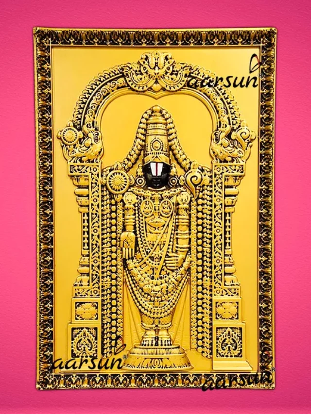 Mesmerizing 3D Wooden Balaji Wall Art