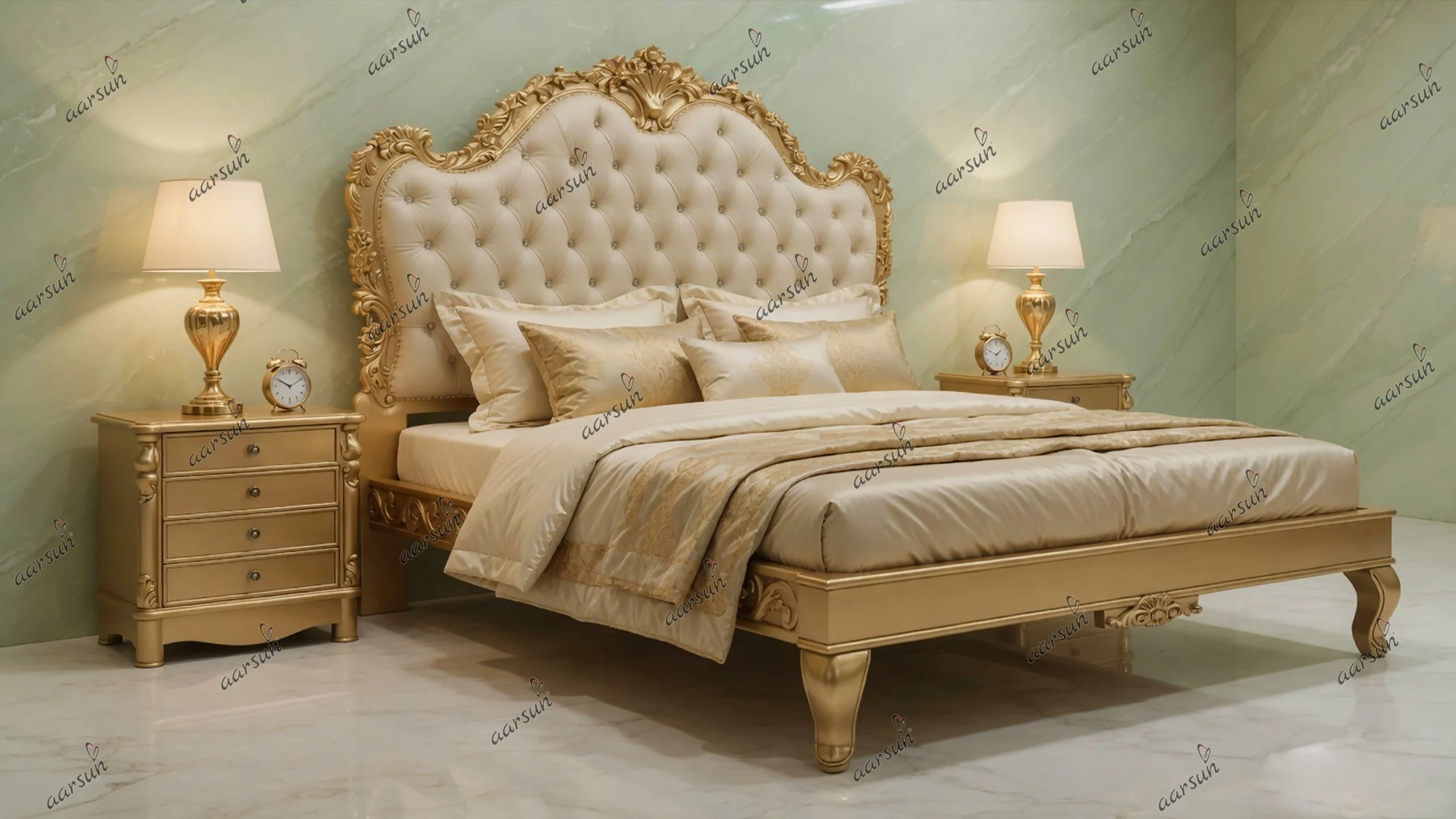 Royal Style Platform Bed Factory price