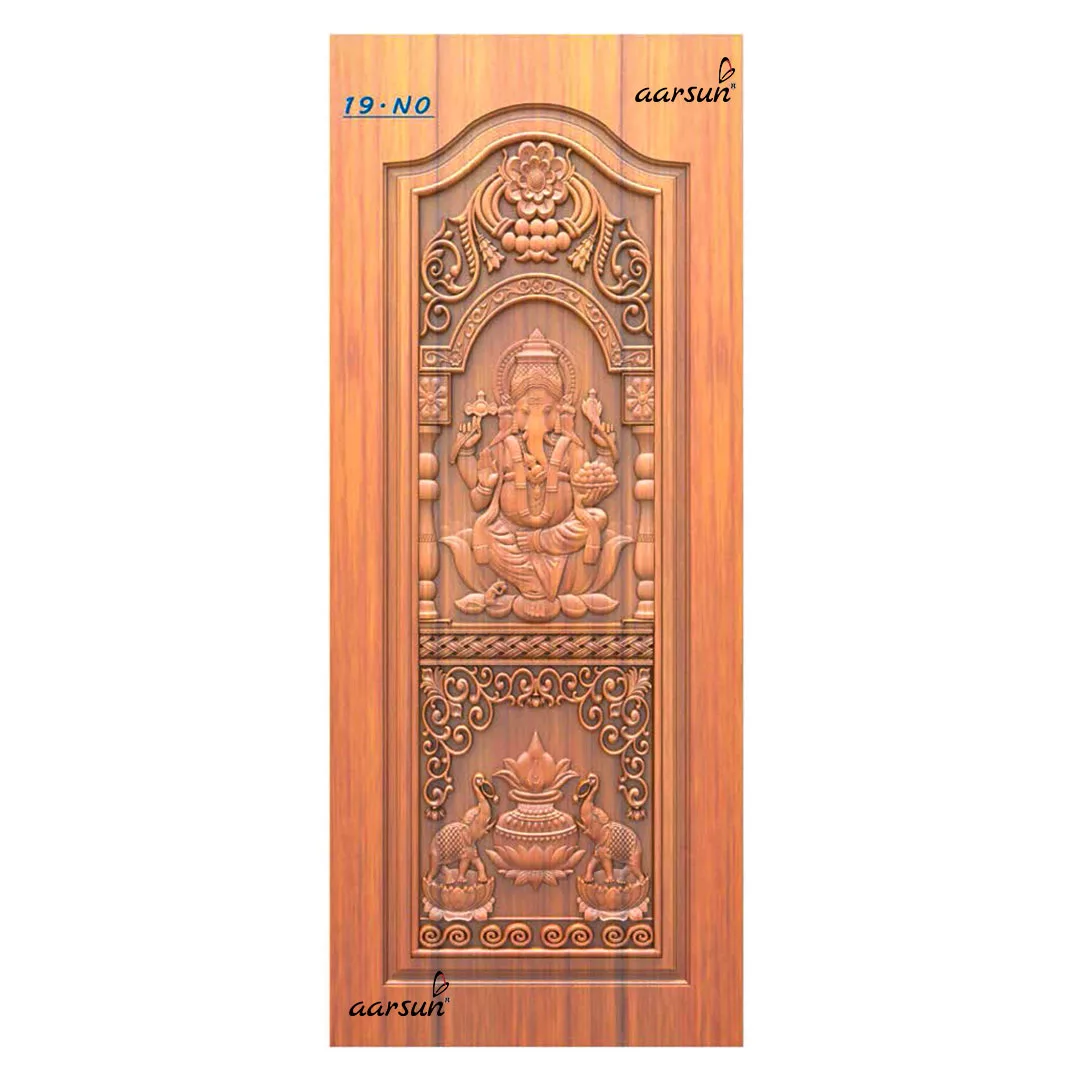 Image for Ganesh Ji with Kalash Door Design-19