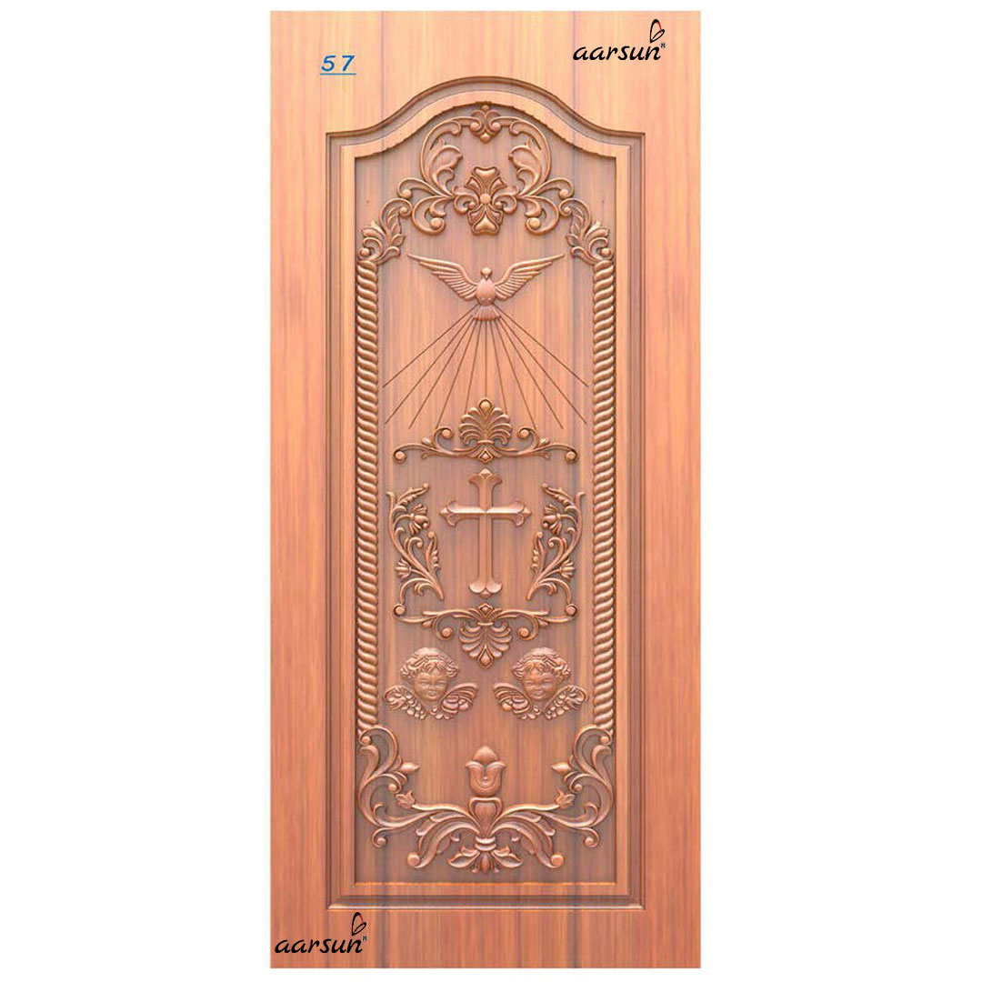 Holy Cross & Dove Door Design57