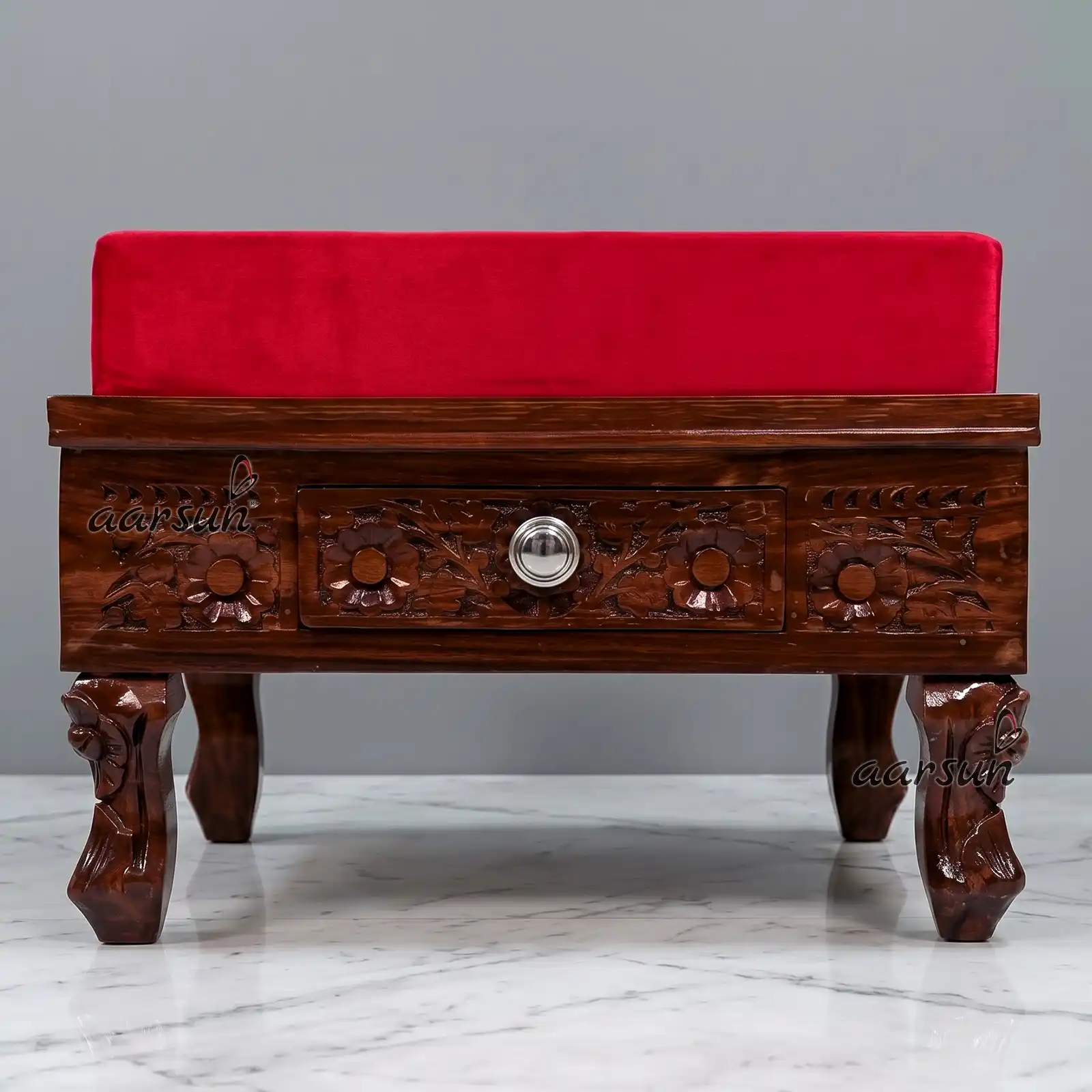 Pooja Wooden Chowki | Coffee Stool