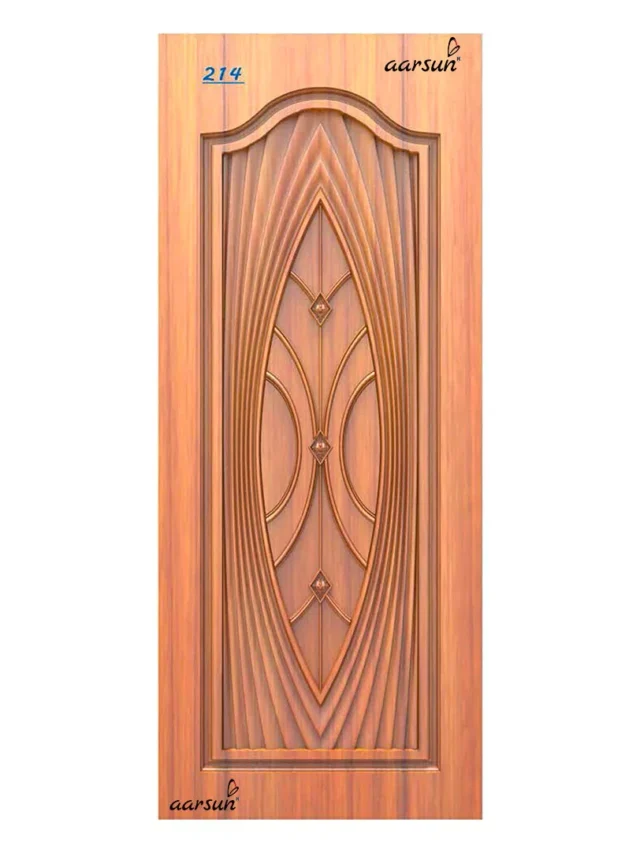 Image for Abstract Wooden Door Design-214