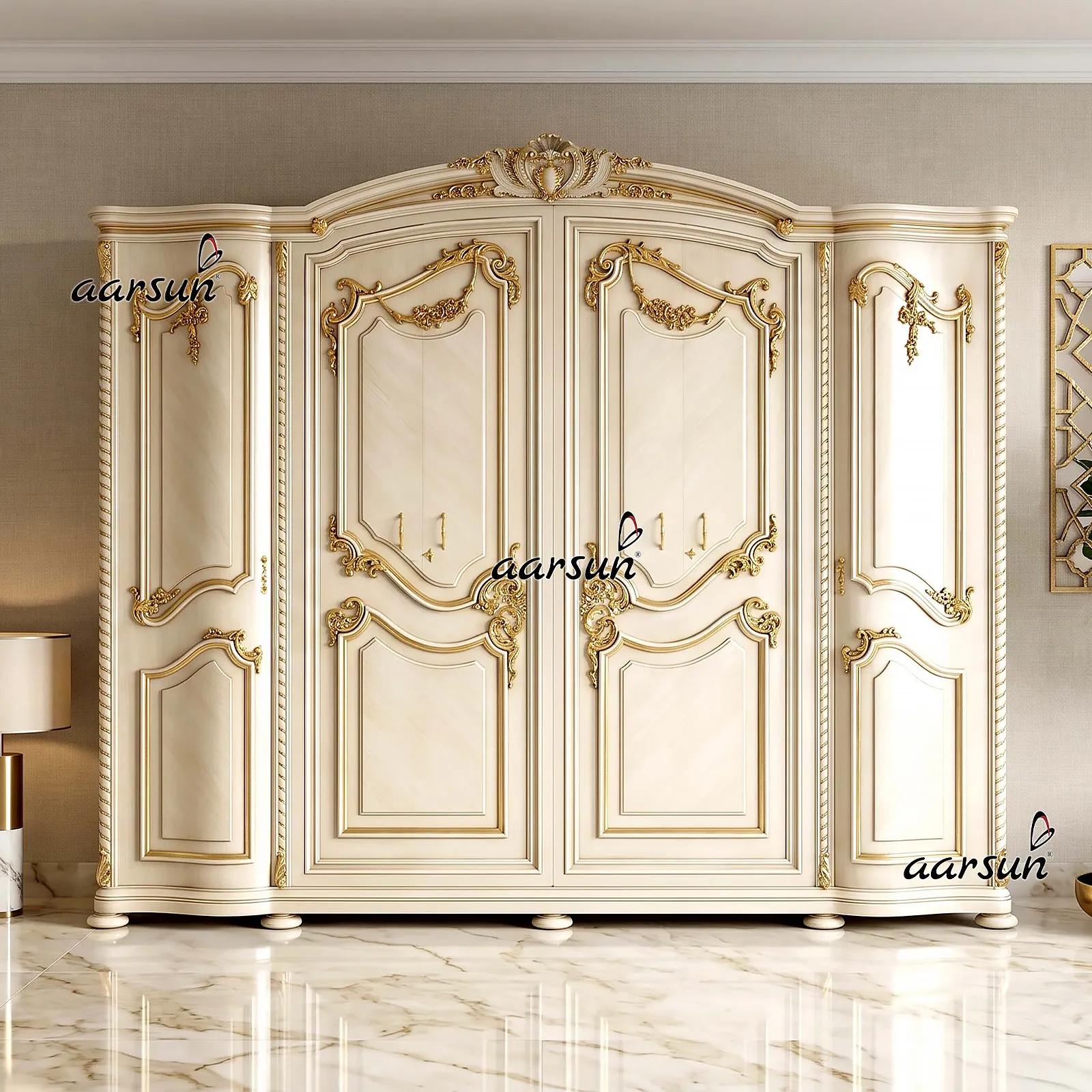 Handcrafted Large Wooden Cupboard ALM-0024