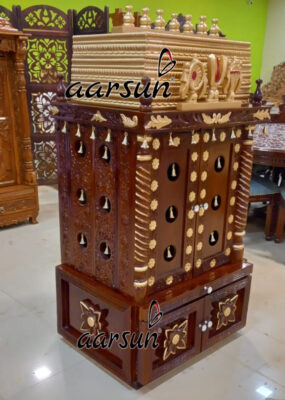Aarsun Handmade Bell Pooja Temple MNDR-0071
