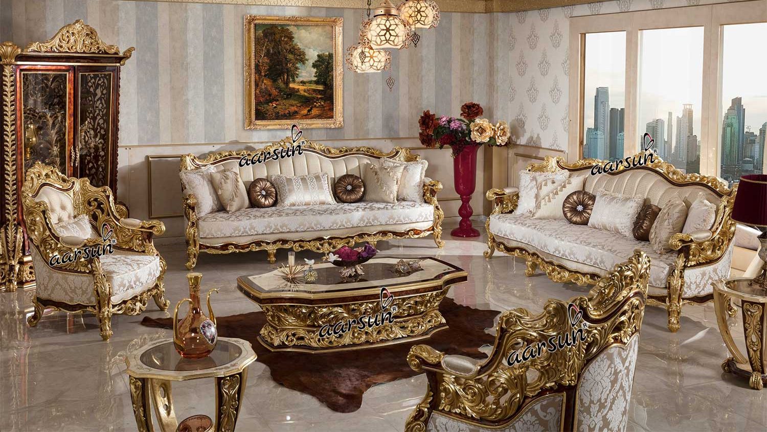 Image for Luxurious Sofa Set Design SF-0005C