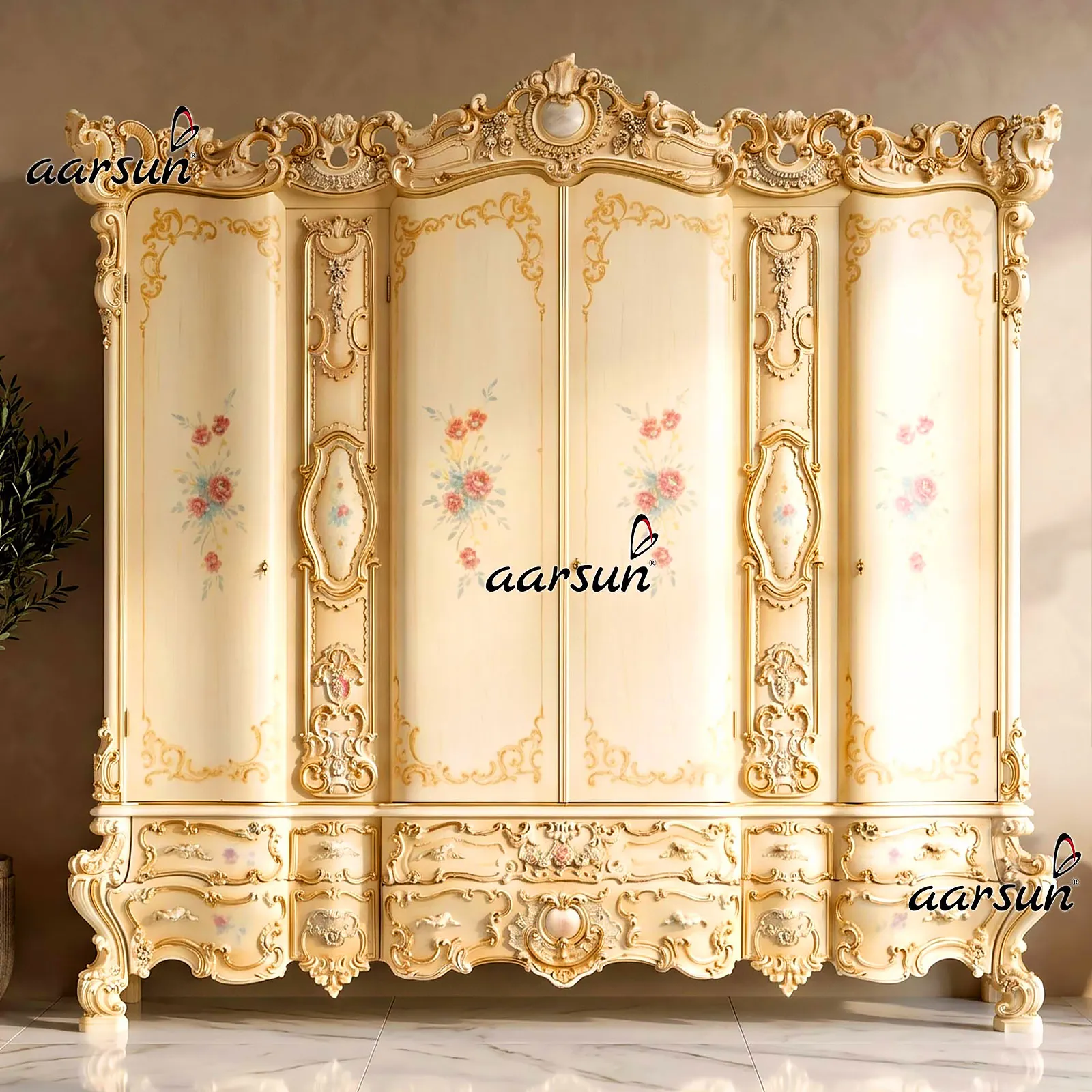 Wooden Luxury Cupboard ALM-0019