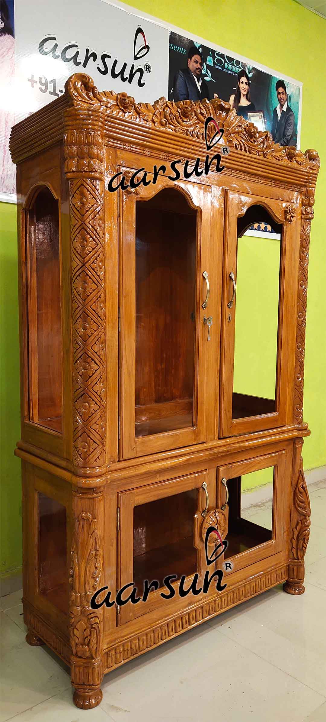 Aarsun Hand-Carved Classic Cabinet YT-611-B