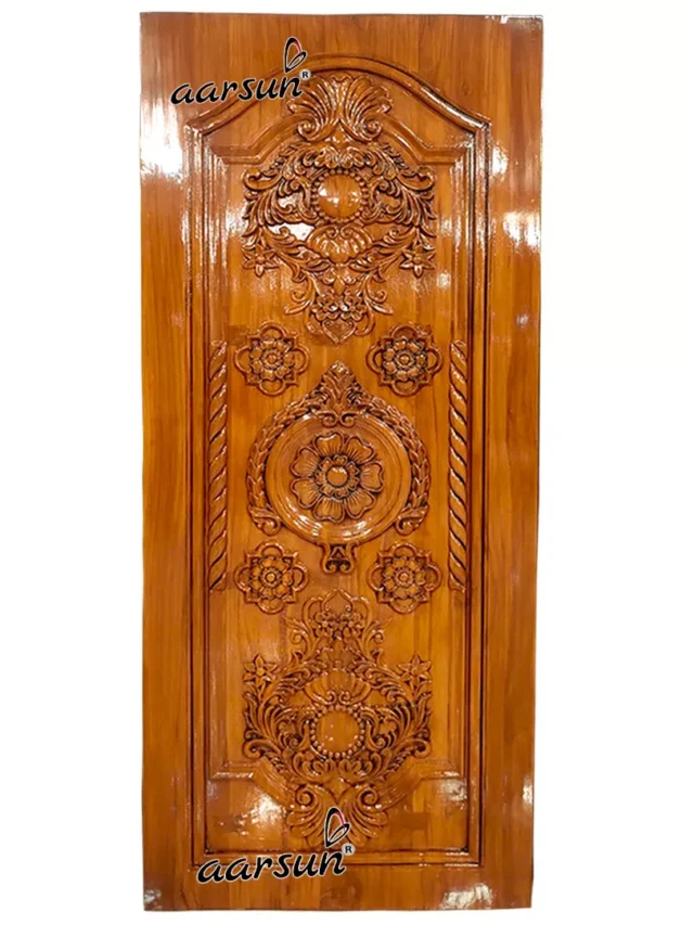 Wooden main door designs Indian style