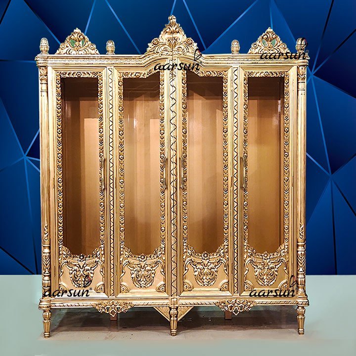 Royal Gold Crockery Cabinet China Cabinet YT-561