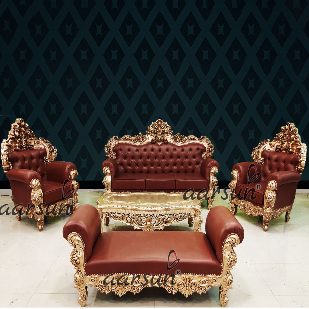 Royal Gold Sofa Set Design YT-619