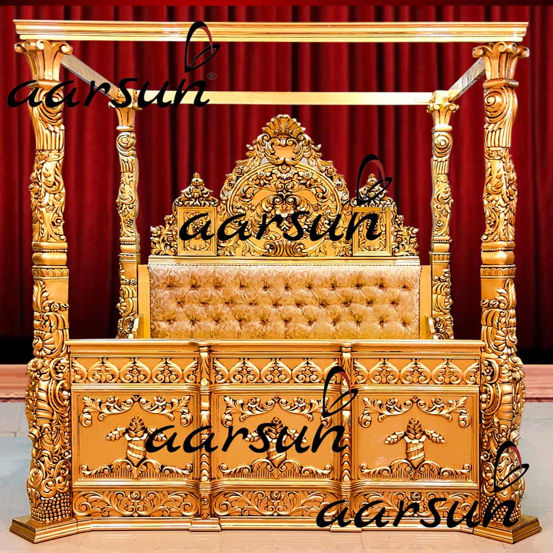 Truly Majestic Poster Bed in Solid Wood - one of 20 Royal Bed Designs by Aarsun
